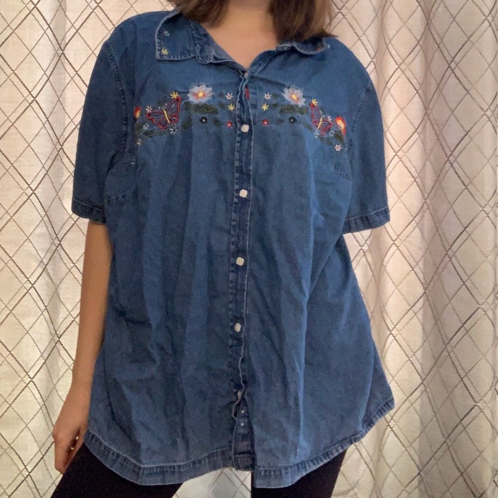 2/$20 COTTAGECORE Denim Shirt/Dress!